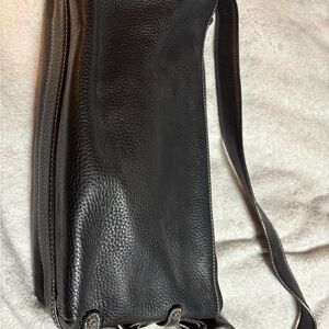 Brighton Black Embossed Leather Bag